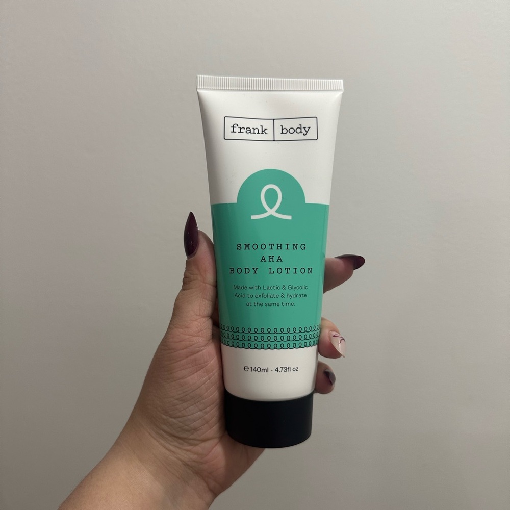 Frank body smoothing AHA body lotion